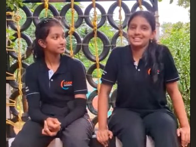 Riddhi and Shreya — photo from the original testimonial